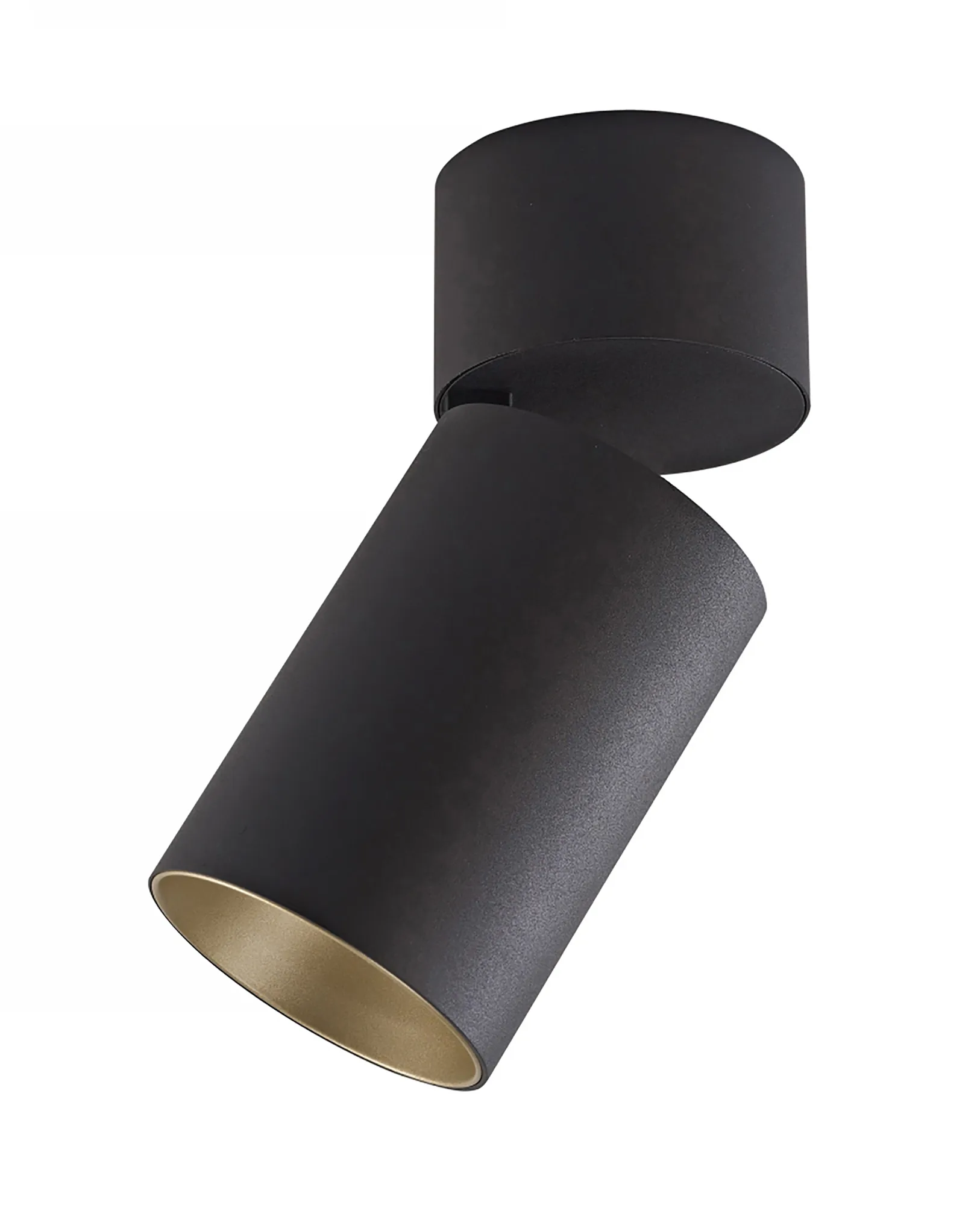 DL300002  Eos A 20, 20W Black & Gold Surface LED Spotlight 1480lm 25° 2700K IP20